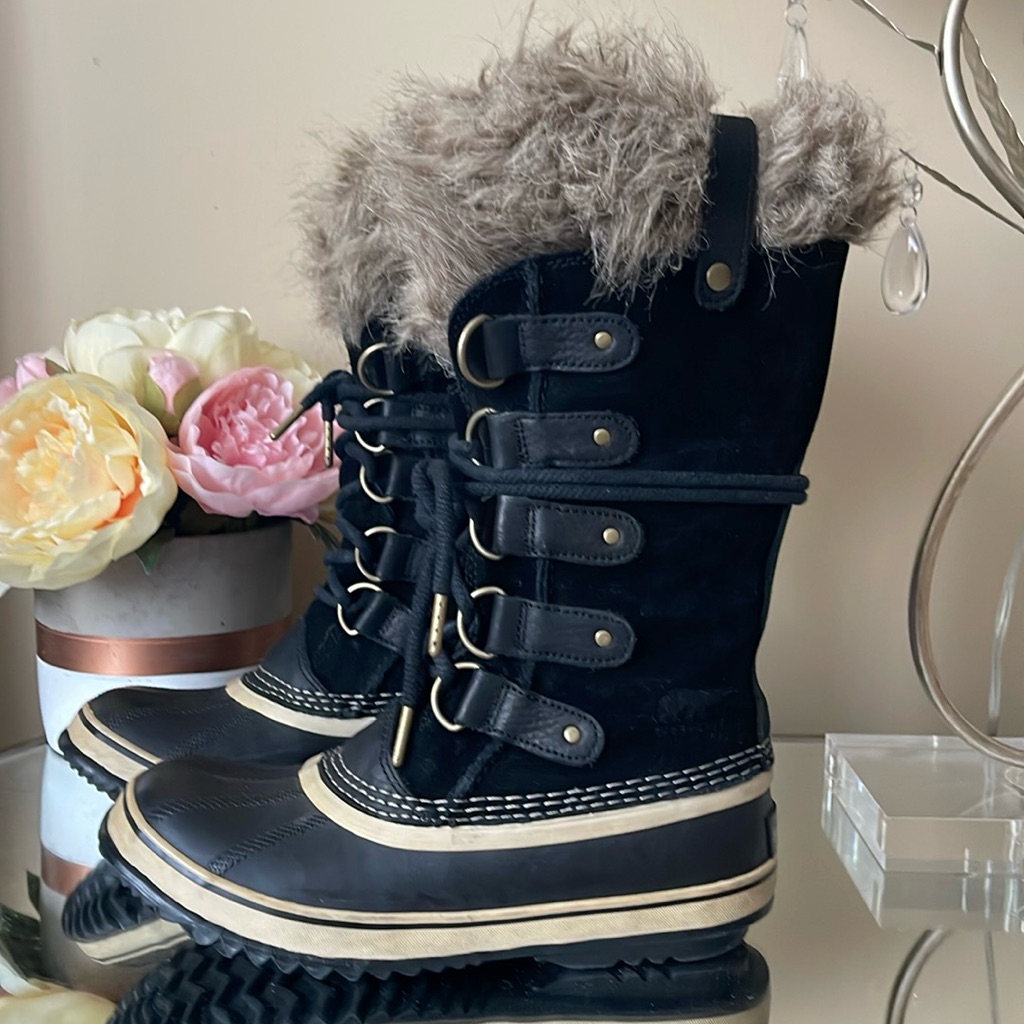 Sorel Black Joan Of Artic Boots